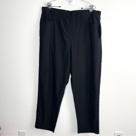 NWT 32 Degrees Black Pull On Stretchy Pants Size XXL - Picture 1 of 8